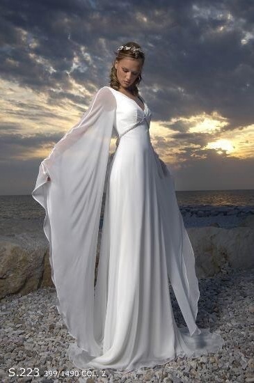 celtic, gown and fashion