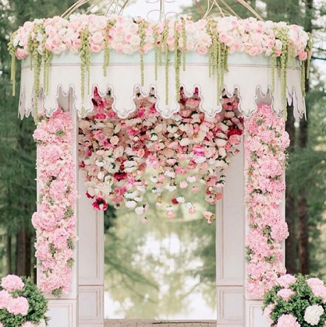 ceremony, wedding theme, weddings and pink