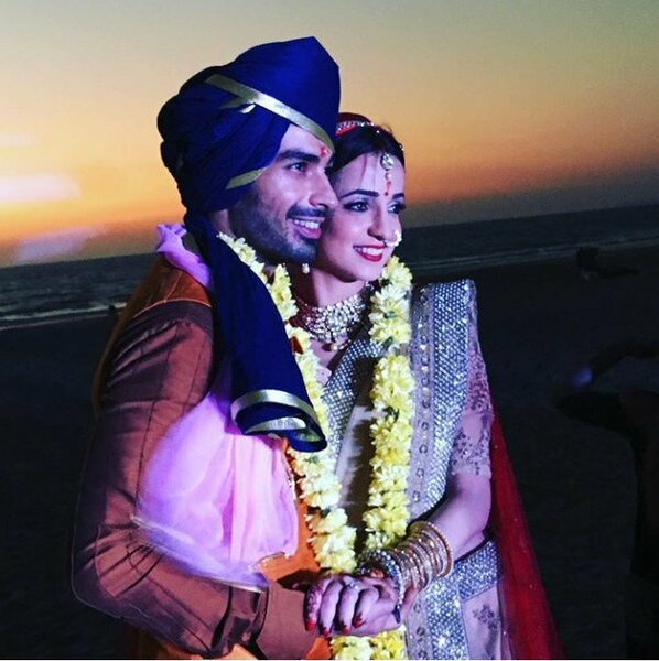 indian wedding, mohit sehgal and sanaya irani
