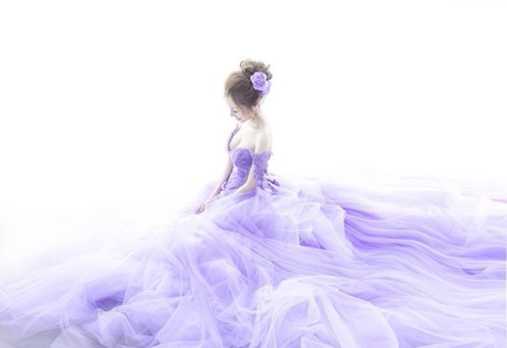 asian, Vietnam, wedding dress and girl