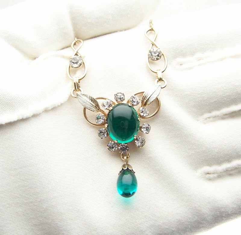 regency necklace, wedding necklace, birthstone jewelry and wedding jewelry