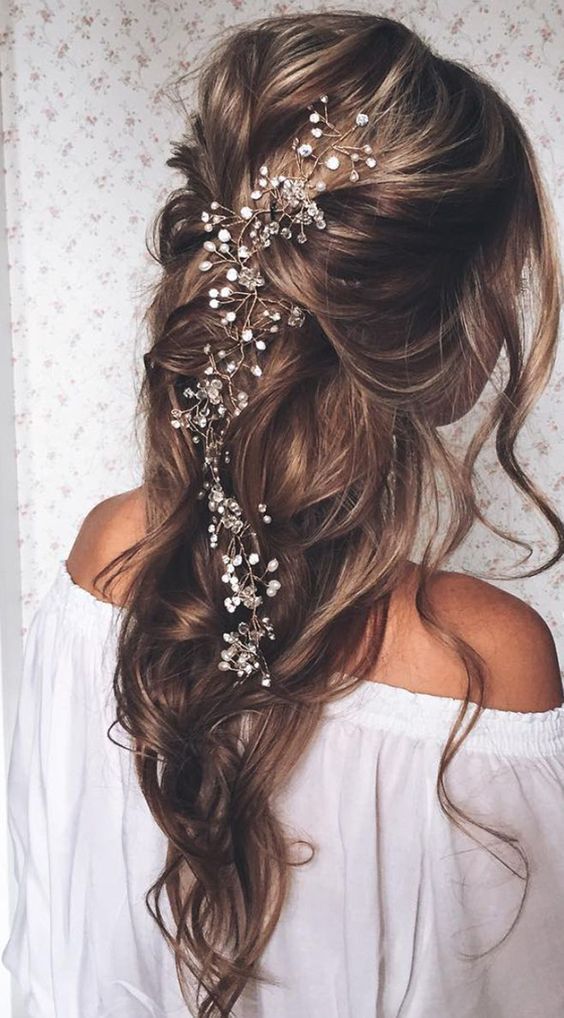 hair, style, decoration and brown