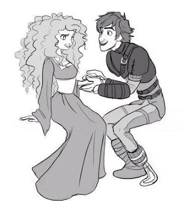 merida dunbroch, will you marry me? and propose