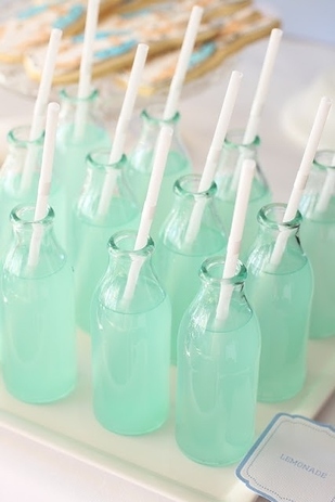 drinks, mint green wedding and summer