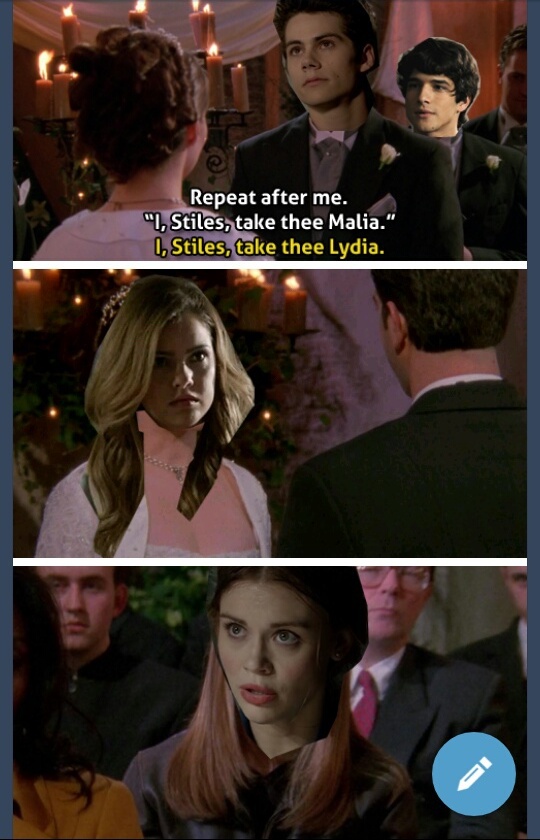 stiles's wedding, stydia, teen wolf and funny