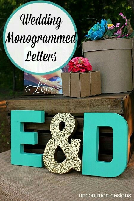 diy, wedding diy and diy letters