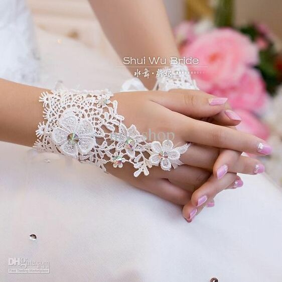 bridal, beautiful, gloves and lovely