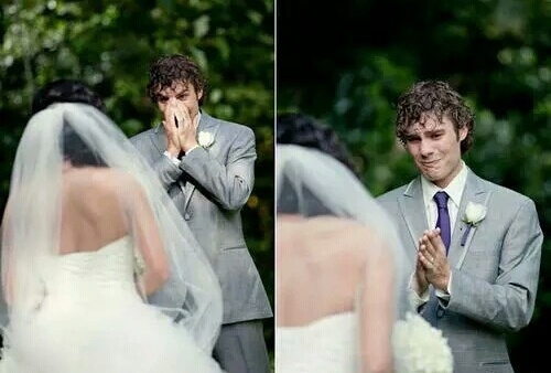 happiness, cry and bride