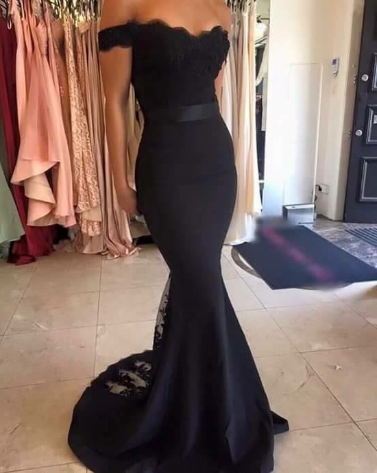 black, dress, style and beauty