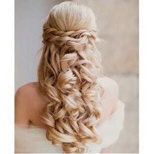 peinado, blonde and wedding hair