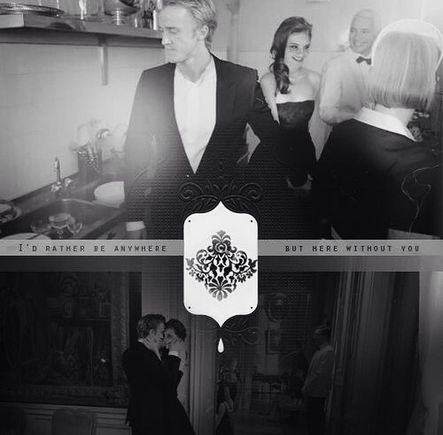 hermione granger, draco malfoy, tom felton and emma watson