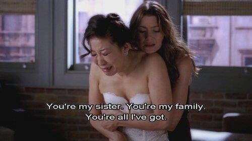 sad, cristina and grey's anatomy