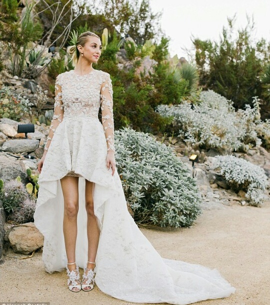 white, style, wedding dress and whitney port