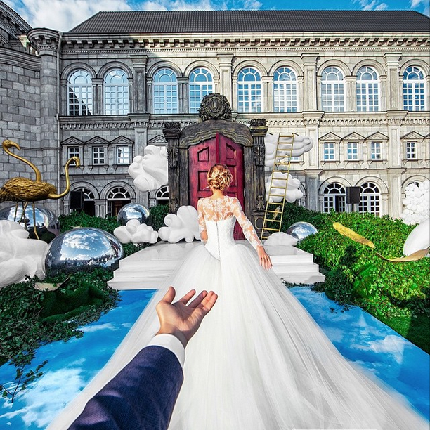 beautiful, alice in wonderland, magical and wedding dress