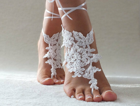 weddings, womans shoes and white anklet
