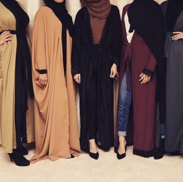 khimar, street, couple and morocco