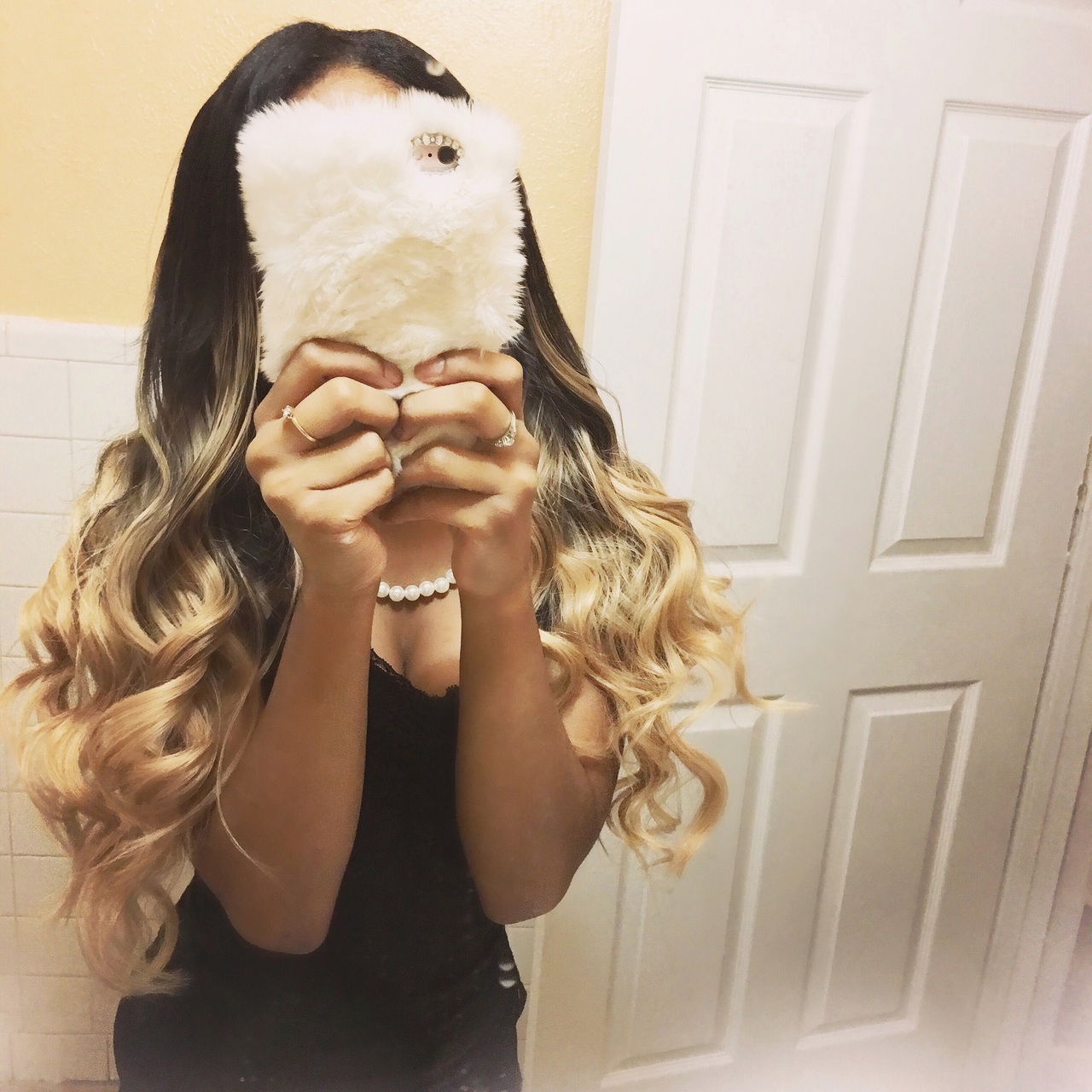 curls, blonde, princess dress and ombre