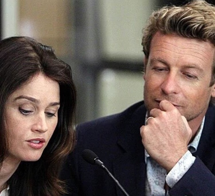 the mentalist, couple, kiss and patrick jane