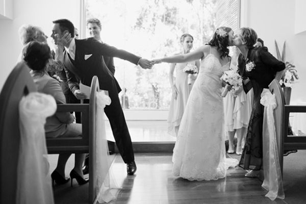 bride, schwarzweiß and love