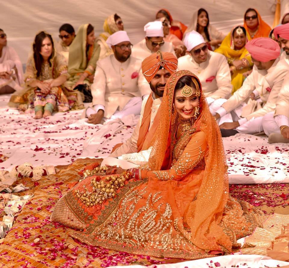 marriage, couple, desi and sikh