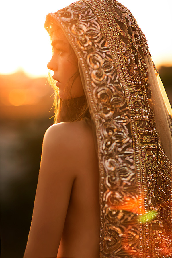 fashion, boho, veil and moroccan