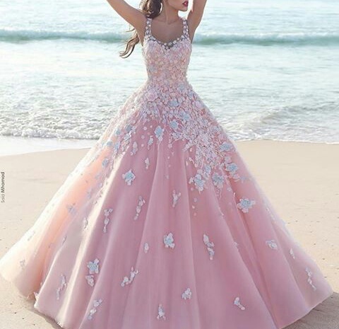 long dress, corniche, fashion and bridal wear