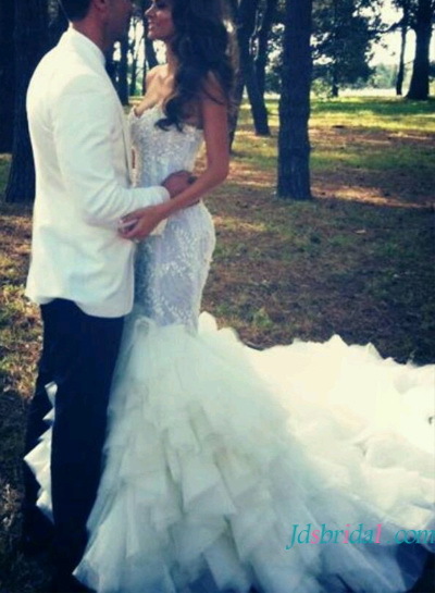 fishtail wedding gowns, mermaid wedding gowns and gergous wedding dress