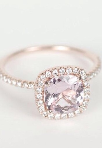 diamond, jewels and rose
