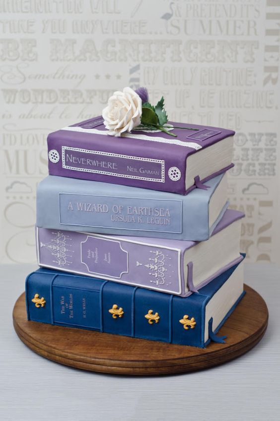book, cake, feshfen and purple
