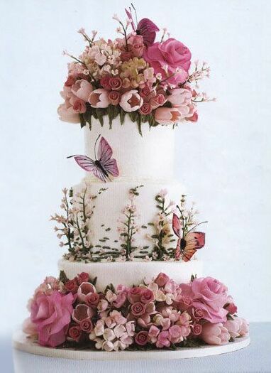 food, flower and cake