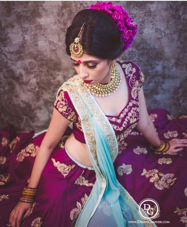 makeup, beautiful, indian and bride