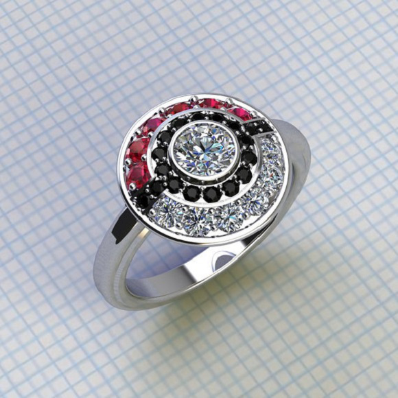 pokemon, engagement ring, wedding ring and pokeball