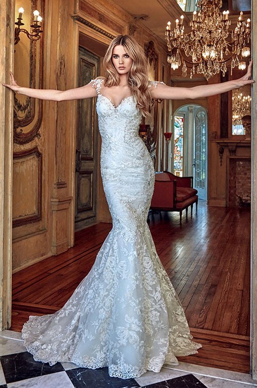 wedding dress, wedding gown, lahav couture and white wedding dress