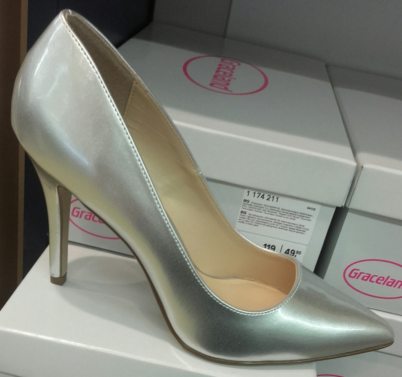 girly, heels, shoes and silver