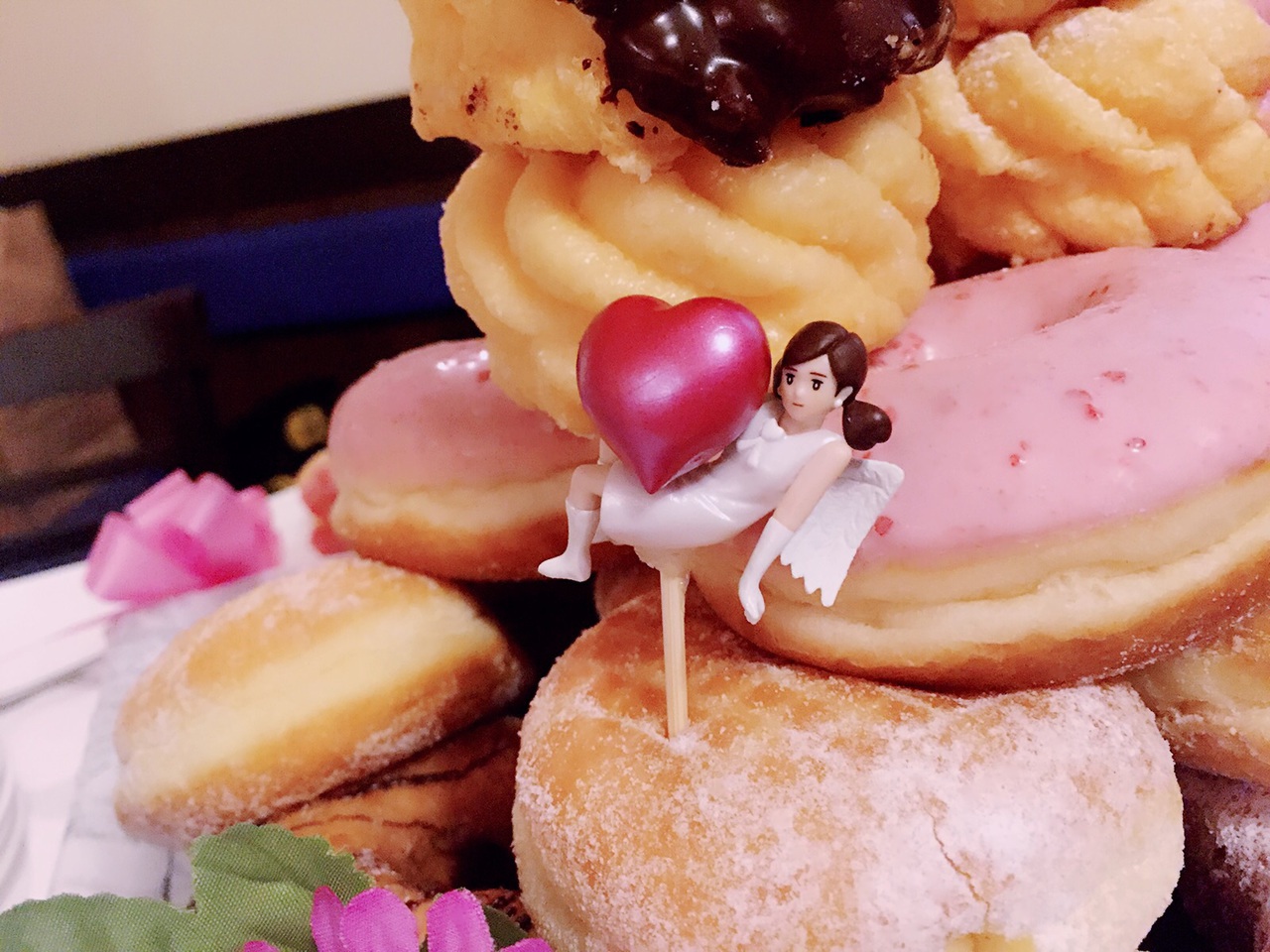 happyday, doughnut, cake and happy