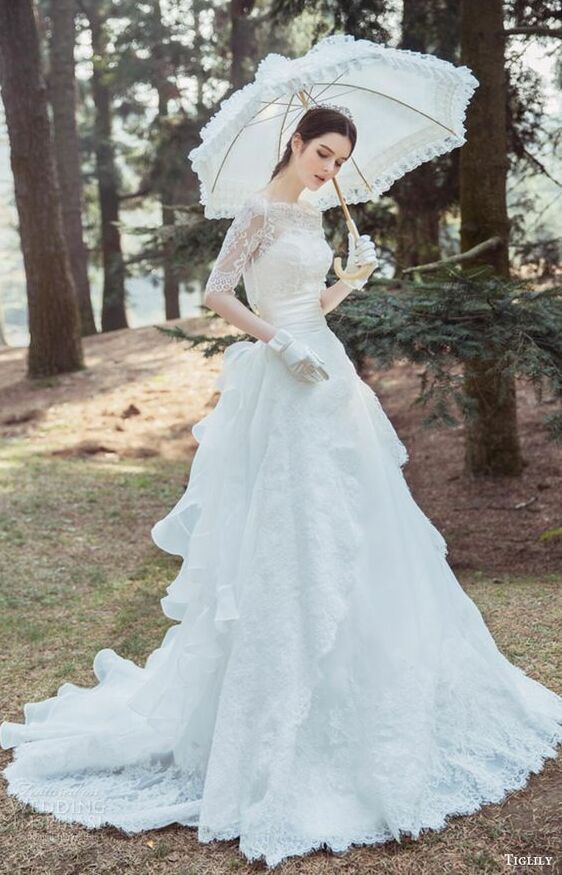 “collection of pandora”, wedding gown, white wedding dress and tiglily