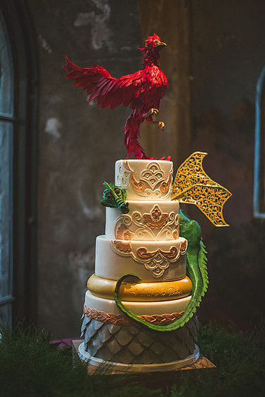 dragon, lord of the rings and dessert