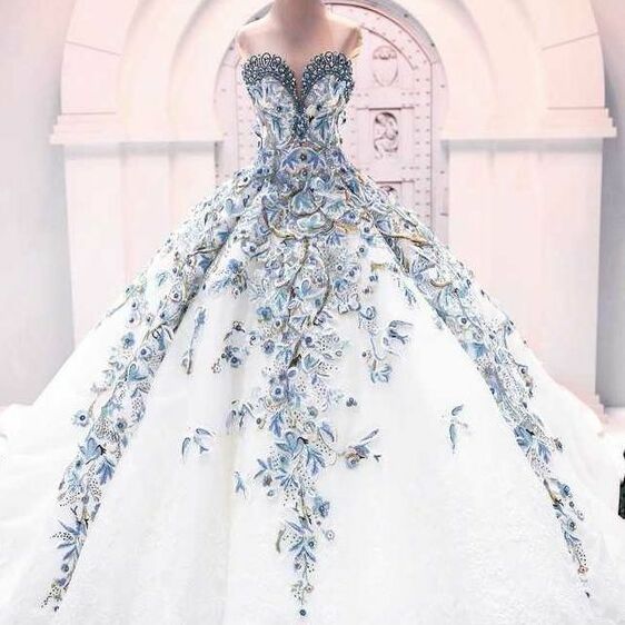 gown, white, amazing and long dress
