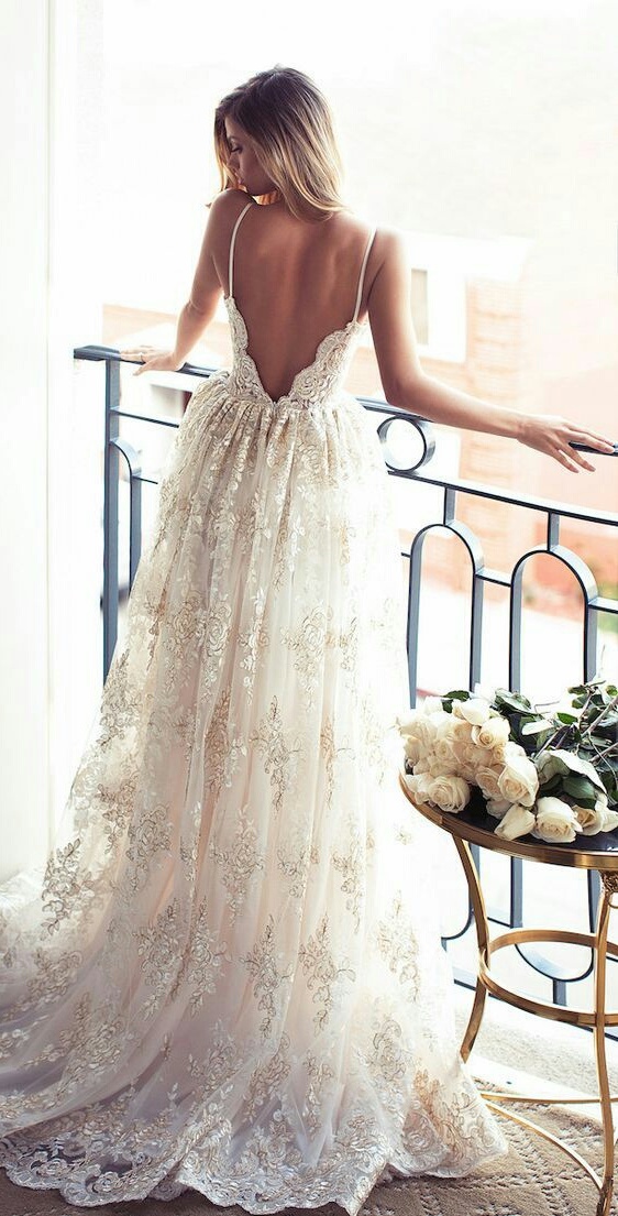 wedding+dress, beautiful, style and girl
