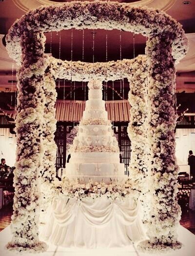 weddingcake, flower and oneday