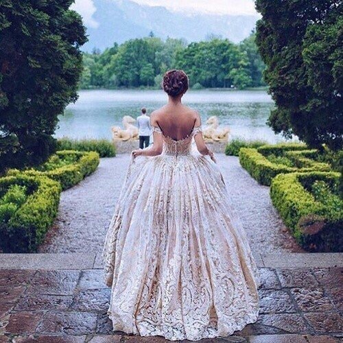 bauty, woman, bride and fashion