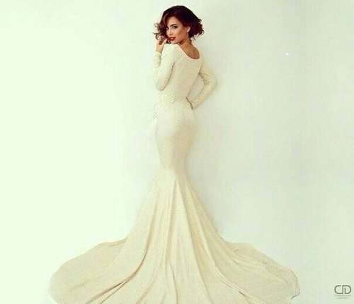 beauty, hair and dream dress