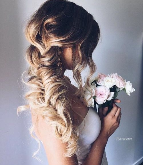 girl, flowers, pretty and curled