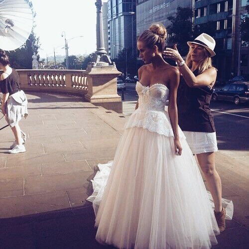dress, fashion, beautiful and ivory