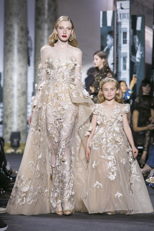 wedding dress, fashion week and outfit