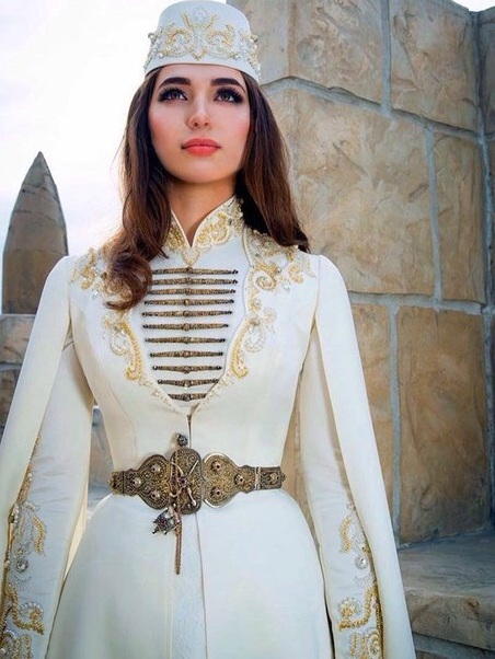 wedding dress, traditional, caucasus and ingushetia