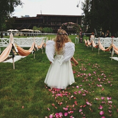 baby, angel, girl and wings