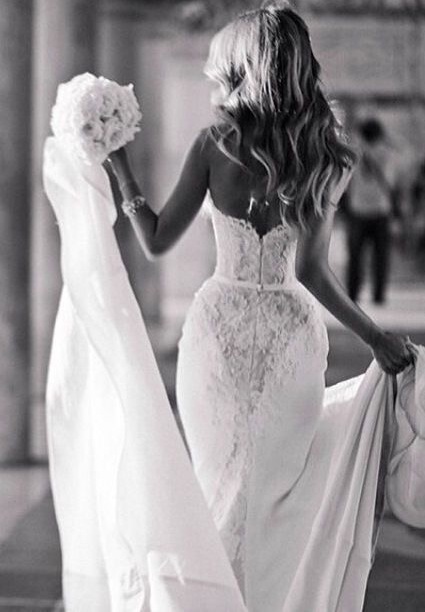 dress, flowers and wife