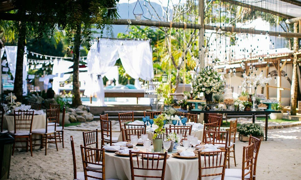 decor, sea, sand and cake