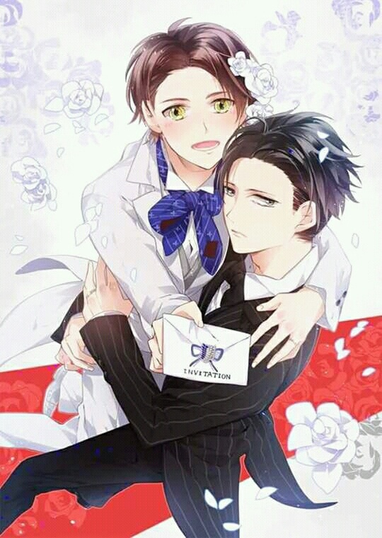 hug, cute, bow and flowers